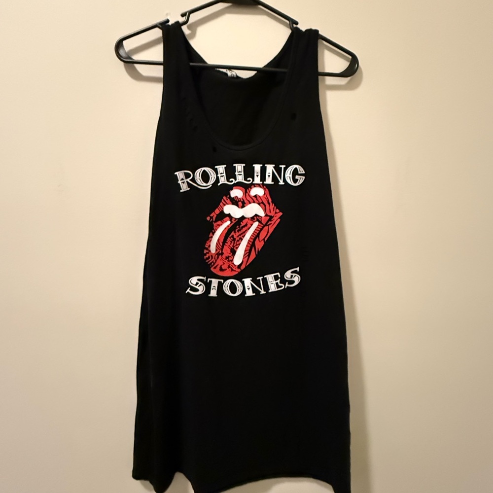 Rolling‎ Stones Black Tank dress